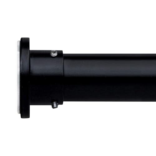 Room/dividers/now Tension Curtain Rod, Adjustable Heavy-Duty Tension Rod No Drilling Required, 28-50 Inch, Black Curtain Tension Rod With Strong Hold and Easy Setup for Windows, Closets and Spaces