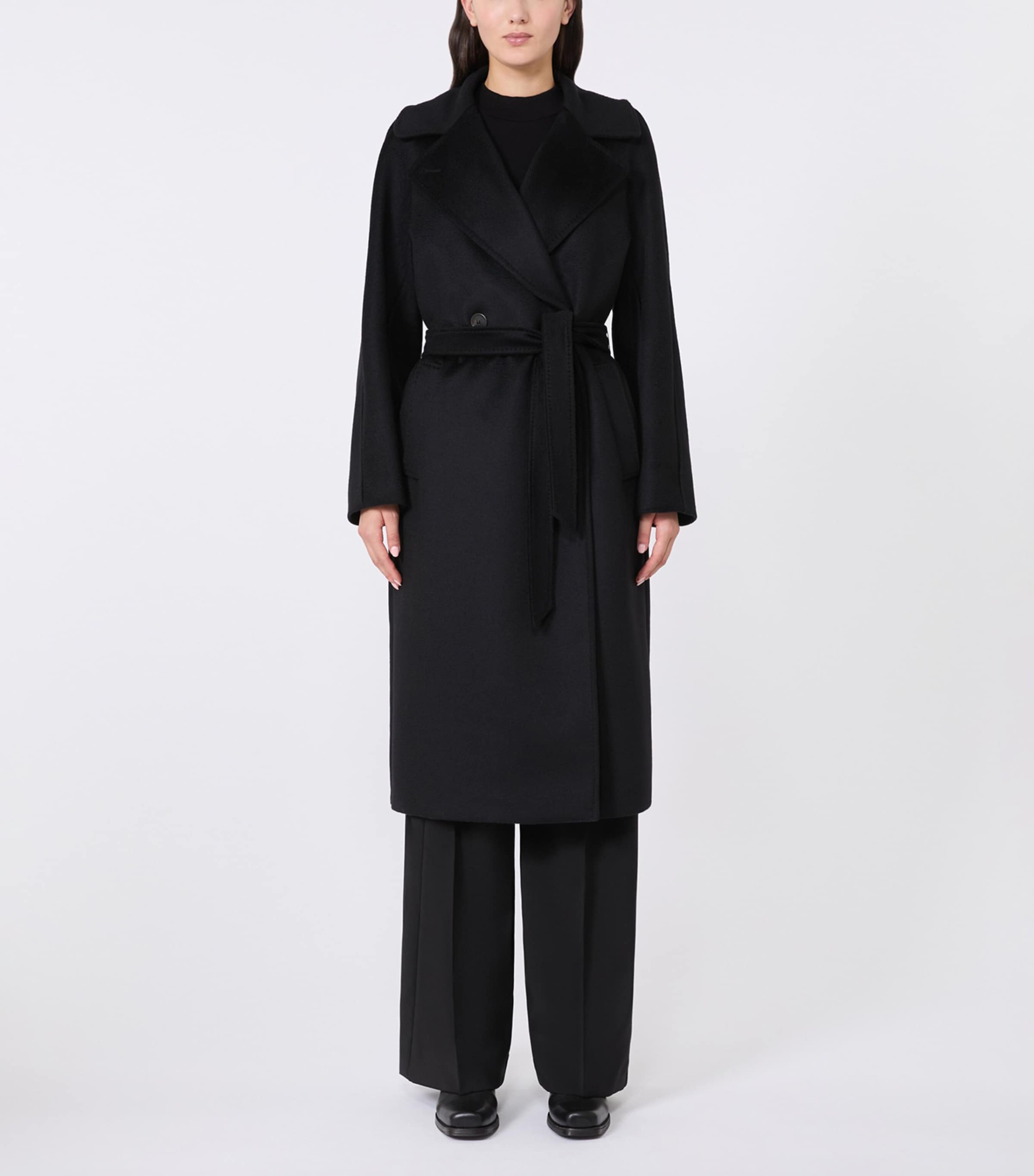 Weekend Max Mara Virgin Wool Belted Coat