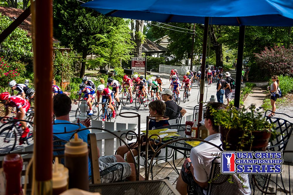 The backstretch has a slight hill with lots of places to watch