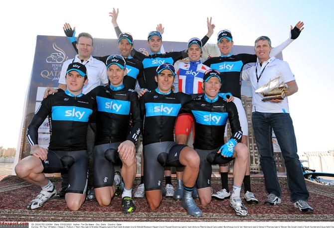 Team Sky was best team in the 2010 Tour of Qatar TTT
