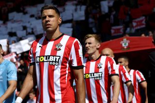 Southampton squad for 2024/25 SOUTHAMPTON, ENGLAND - AUGUST 24: Jan Bednarek of Southampton during the Premier League match between Southampton FC and Nottingham Forest FC at St Mary's Stadium on August 24, 2024 in Southampton, England. (Photo by Matt Watson/Southampton FC via Getty Images)