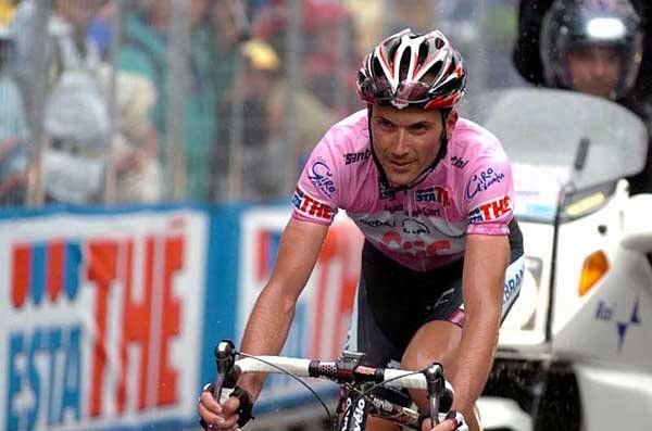 Ivan Basso (CSC) rolled in safe in the knowledge he'd further crushed his rivals