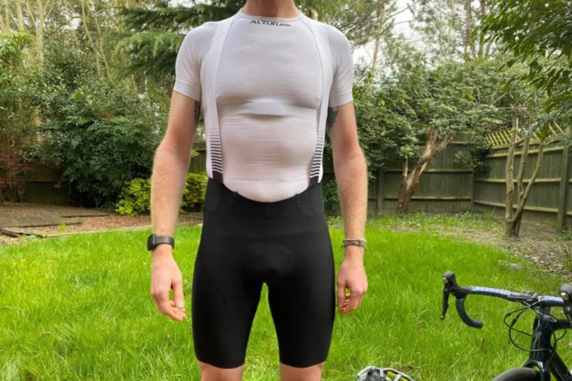 ripped cycling shorts