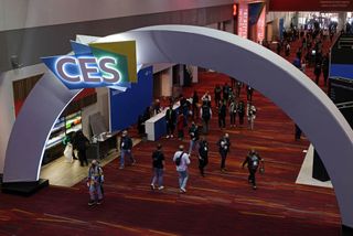 Entryway to show floor at CES 2022