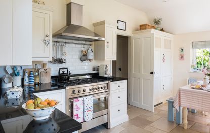 fitted kitchen in a 17th century cottage