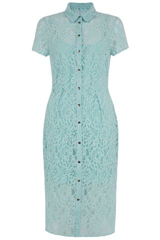 Primark Button-Down Lace Midi Shirt Dress, £17