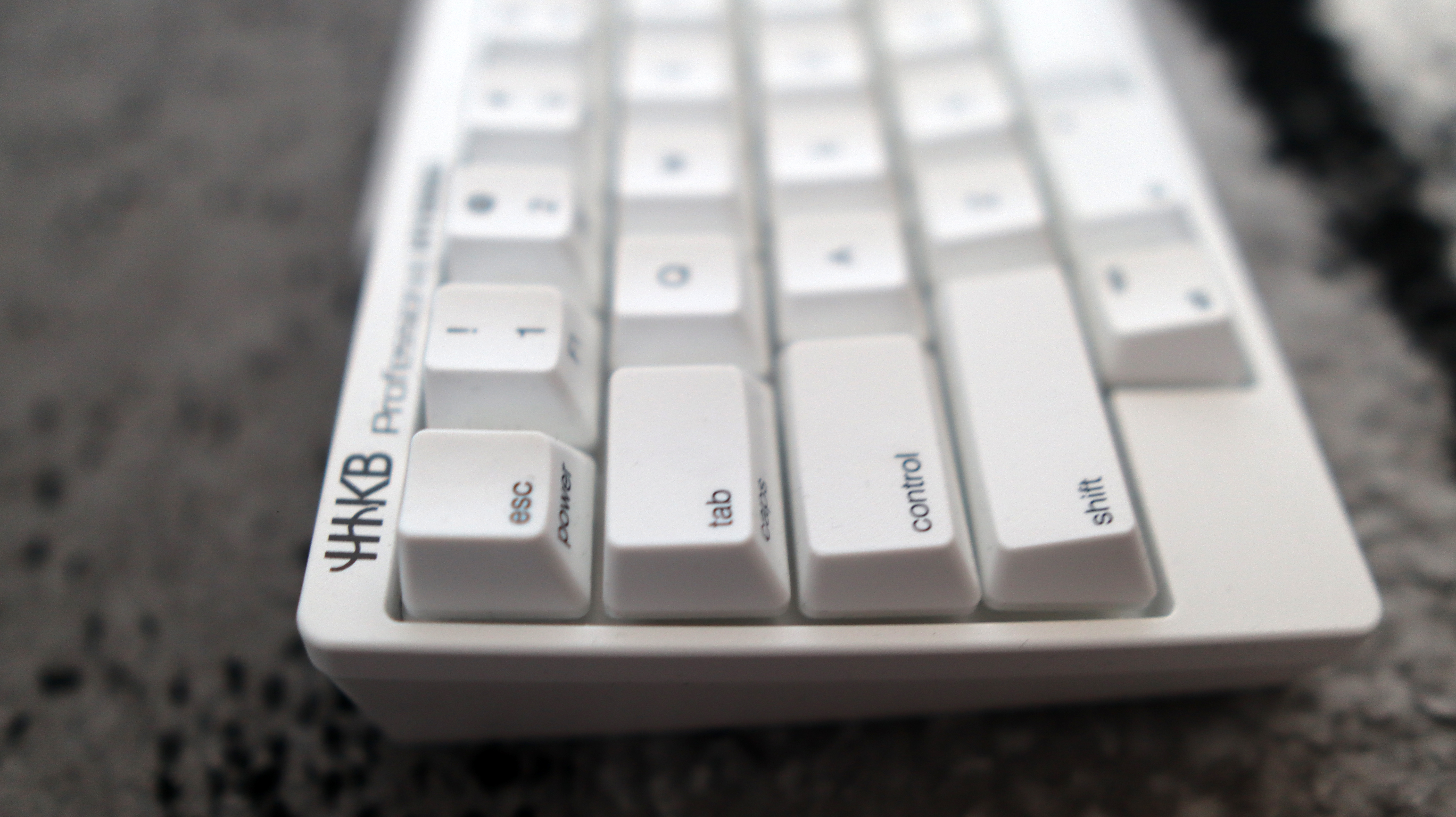 HHKB Professional Hybrid Type S keyboard on a desk