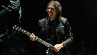 Tony Iommi performs with Black Sabbath onstage at Madison Square Garden on February 25, 2016 in New York City