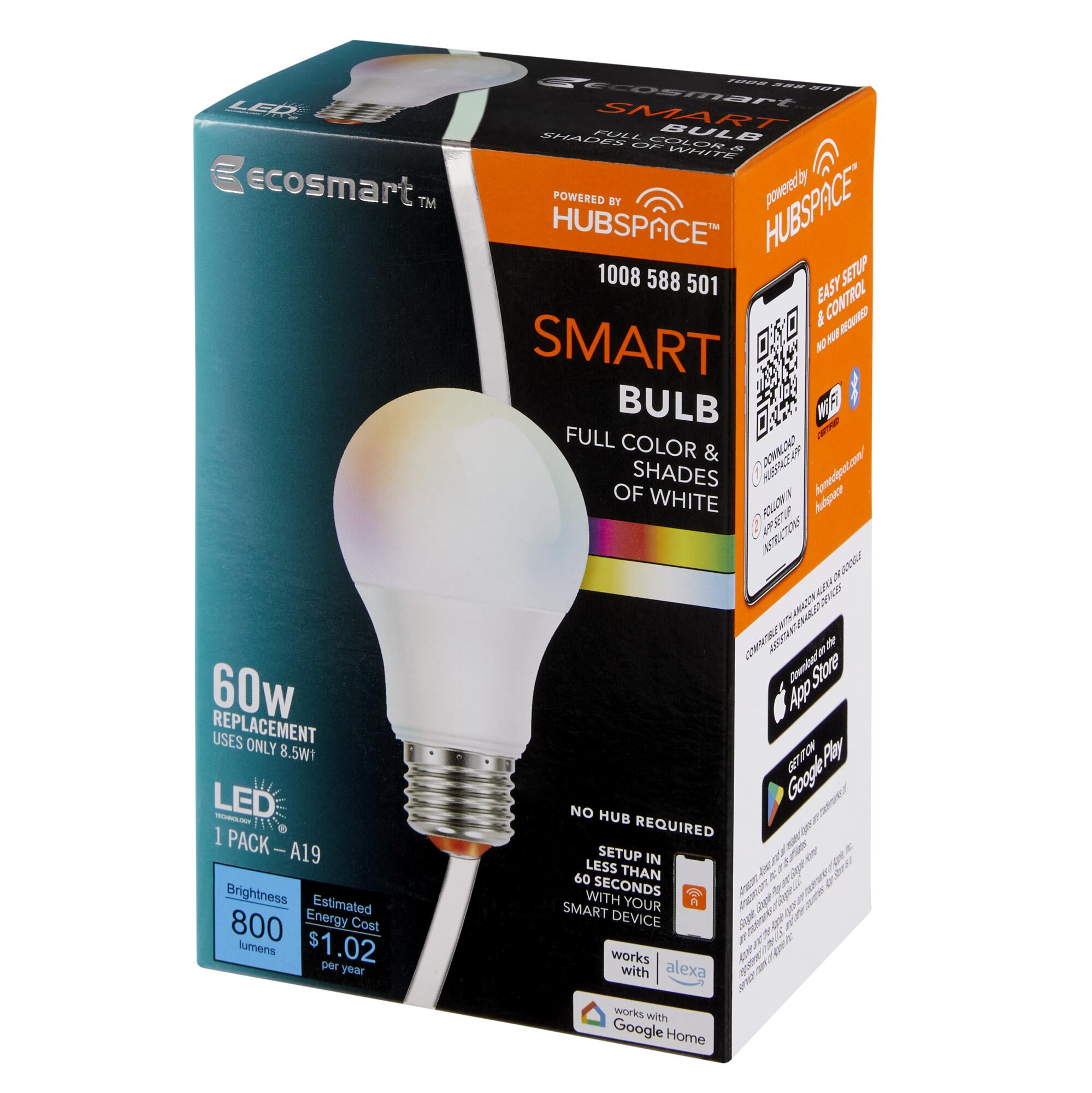 Ecosmart warna mengubah bola lampu LED