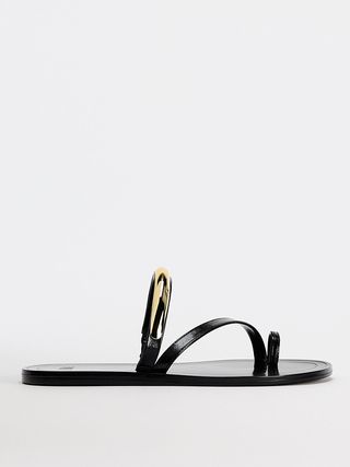 ZARA, Flat Strappy Sandals