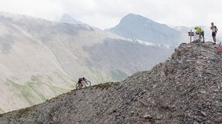 Mountain bikers at Iron Bike Italy