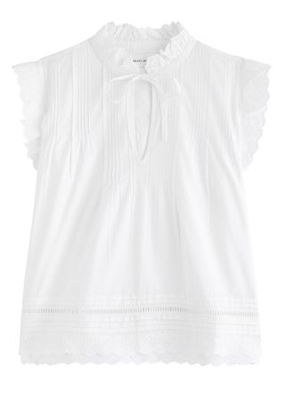 Skall Studio, Viola Broderie Anglaise Cotton Blouse