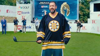Adam Sandler as Happy Gilmore in "Happy Gilmore 2."
