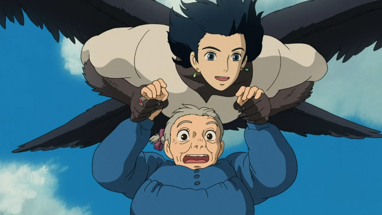 Howl and Sophie in Howl's Moving Castle