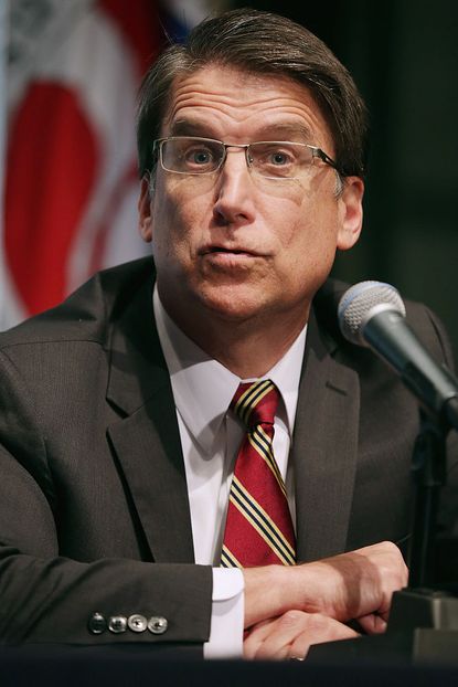 Gov. Pat McCrory signed a bill forcing transgender people to use their birth-gender bathroom