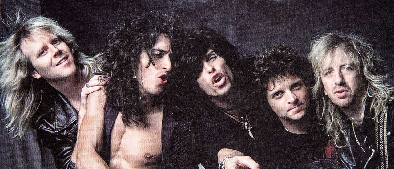 Aerosmith in 1989