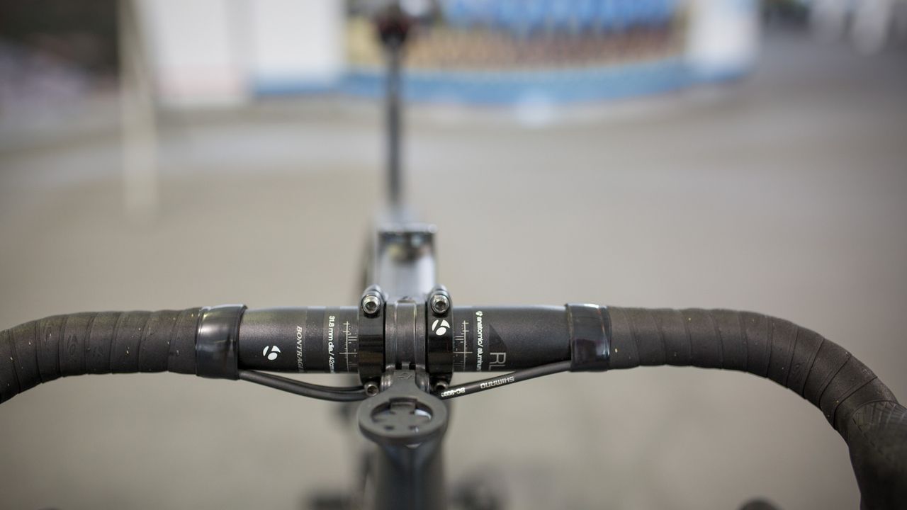 A look at the front end of the bike