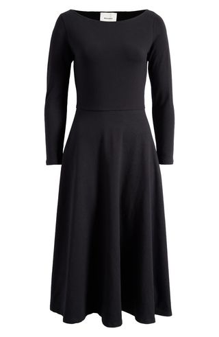 Wiley Long Sleeve Cotton Jersey Dress