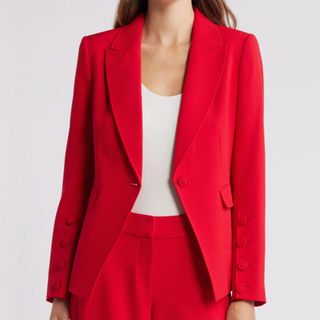 Red blazer from Nordstrom 