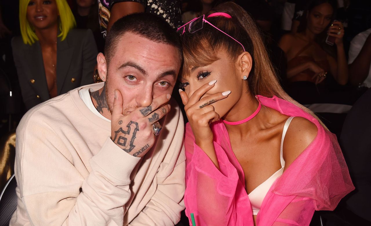 ariana grande mac miller split