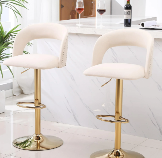 WHITE BAR STOOLS