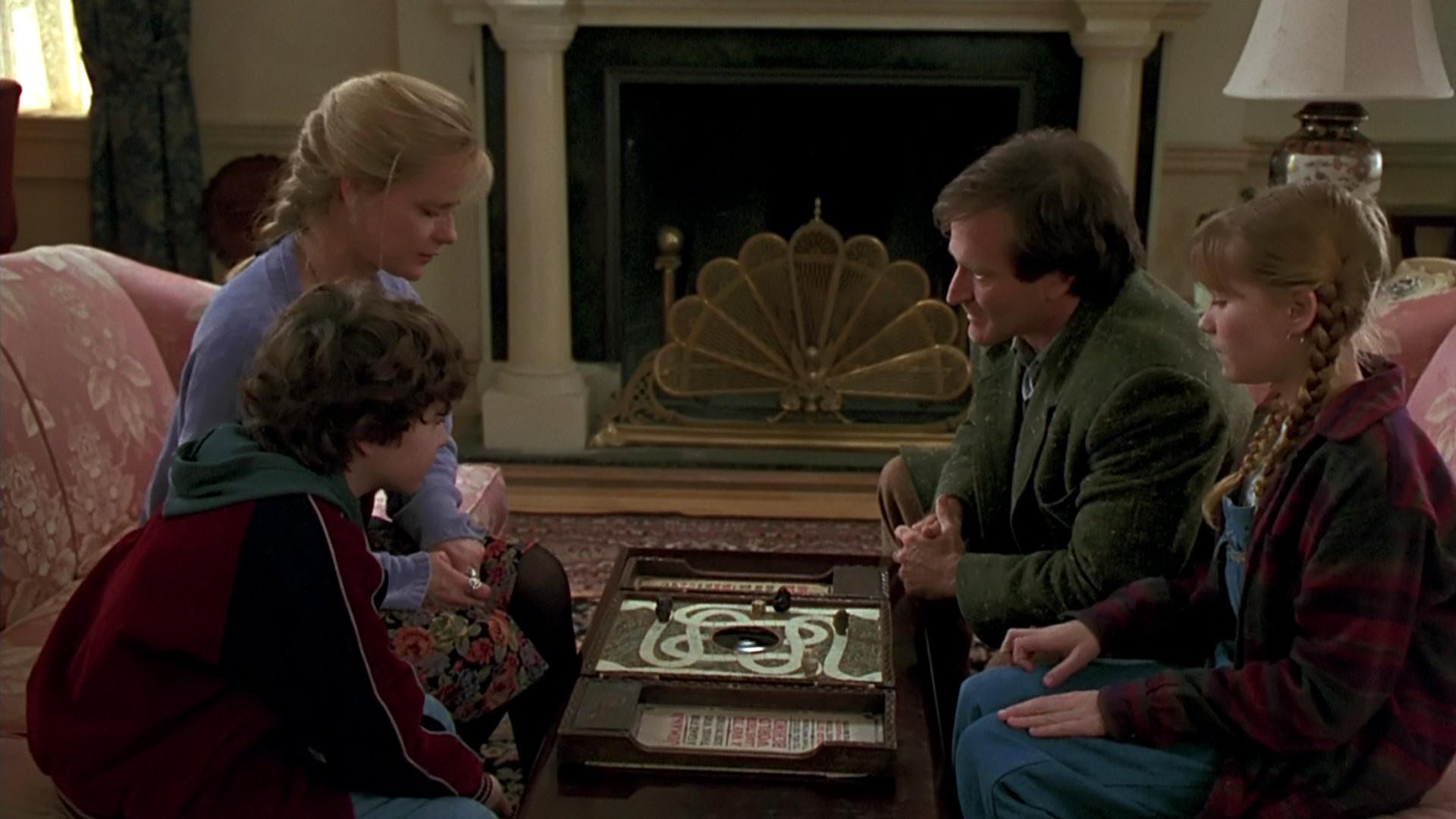 The main cast of Jumanji sit down to play the titular supernatural board game