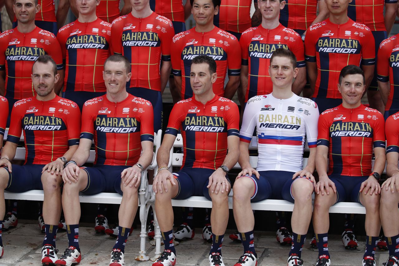 Some of Bahrain-Merida's key riders for 2019