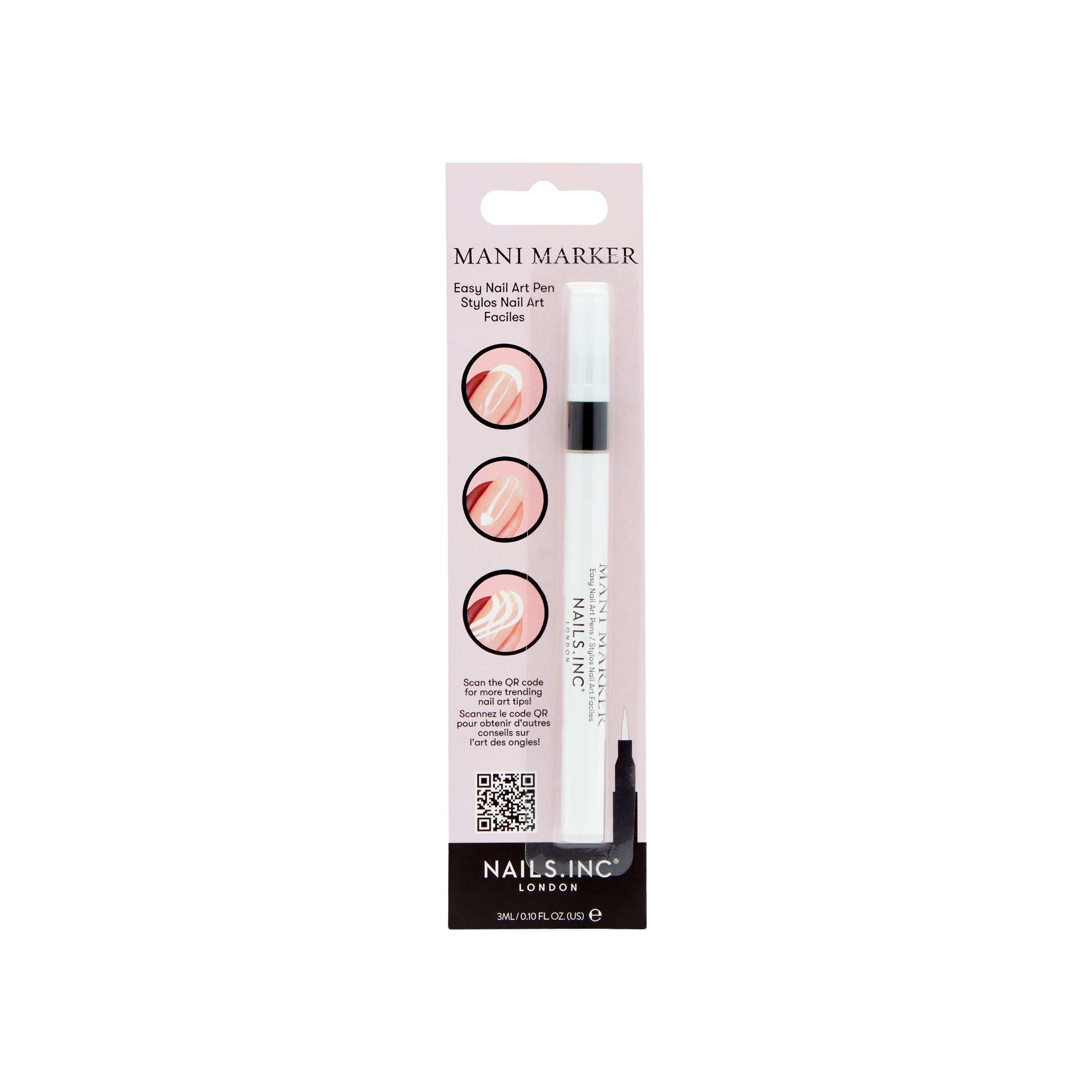 Mani Marker Bright White Easy Nail Art Pen