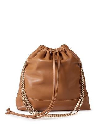 The Drop Women's Nyjah Chain Strap Tote, Cognac, One Size