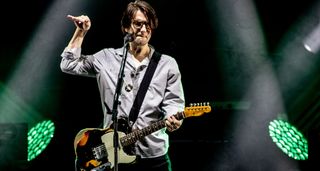 Steven Wilson plays his Custom Shop Fender Telecaster onstage with Porcupine Tree – that Tele is all over his new solo album, The Overview Effect