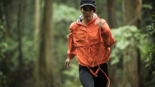 Female Runner in the Woods