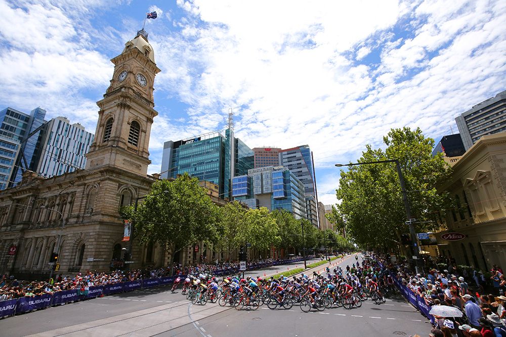 The turn point of the final stage in Adelaide