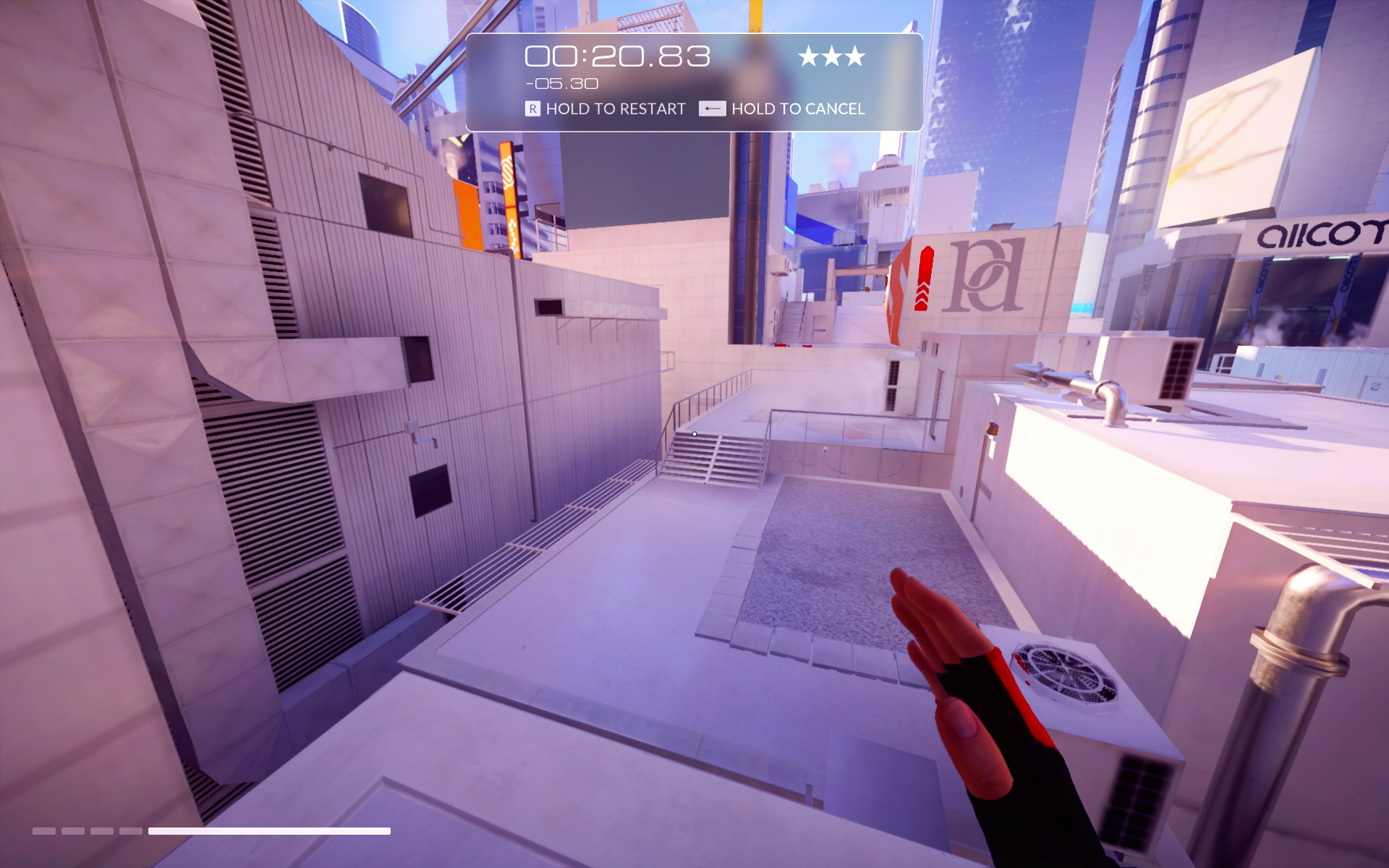 Mirror's Edge Catalyst - 3 Stars in All Dashes (Every Dash)