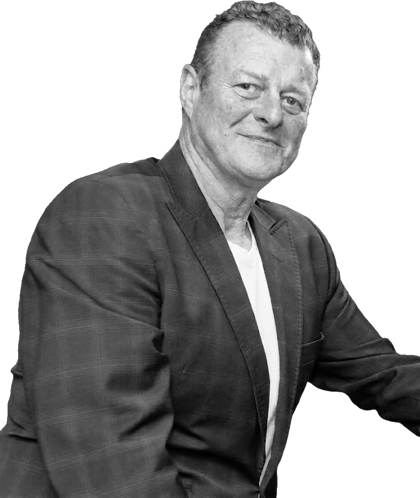a photo of Mark Caulfield, director of Glass House Architecture