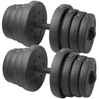 Yaheetech 30KG Adjustable Dumbbells Set | Was £159.99 | Now £119.99 | Saving £40 at Amazon&nbsp;
This practical dumbbell set features concrete weight plates covered with plastic to prevent floor damage, and a chrome finish bar. With different sized weight plates that adjust to suit your needs, features include two pairs of spinlock collars and a non-slip grip to provide a safe, secure exercise experience. With this dumbbell set you can exercise at home, in the office or anywhere you like.