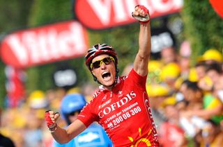 Sylvain Chavanel wins his first Tour de France stage