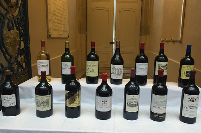 Crus Class&amp;eacute;s de Graves wines, auction for Paris victims
