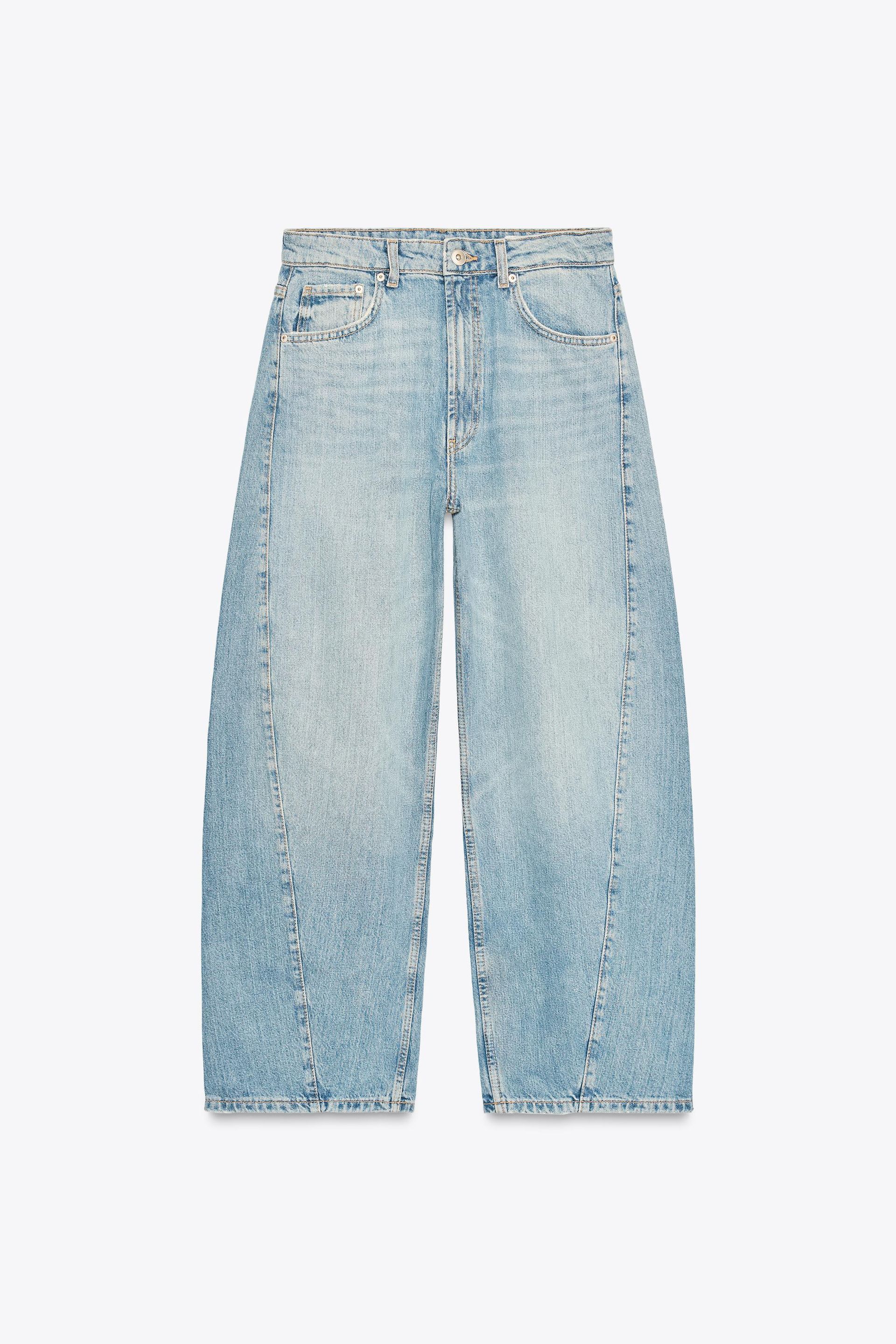 Trf Mid-Rise Baggy Balloon Jeans