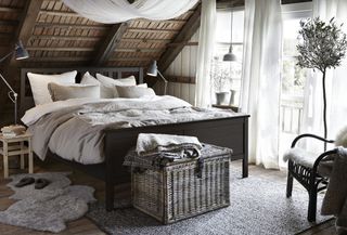 Scandi-style bedroom by Ikea