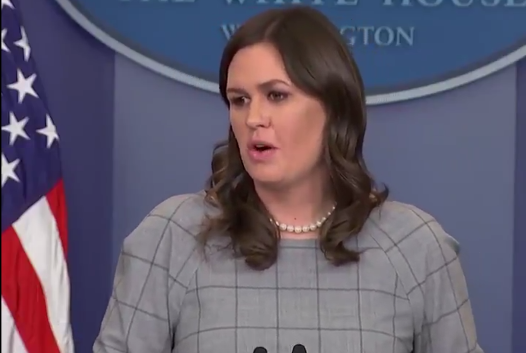 Sarah Huckabee Sanders. 