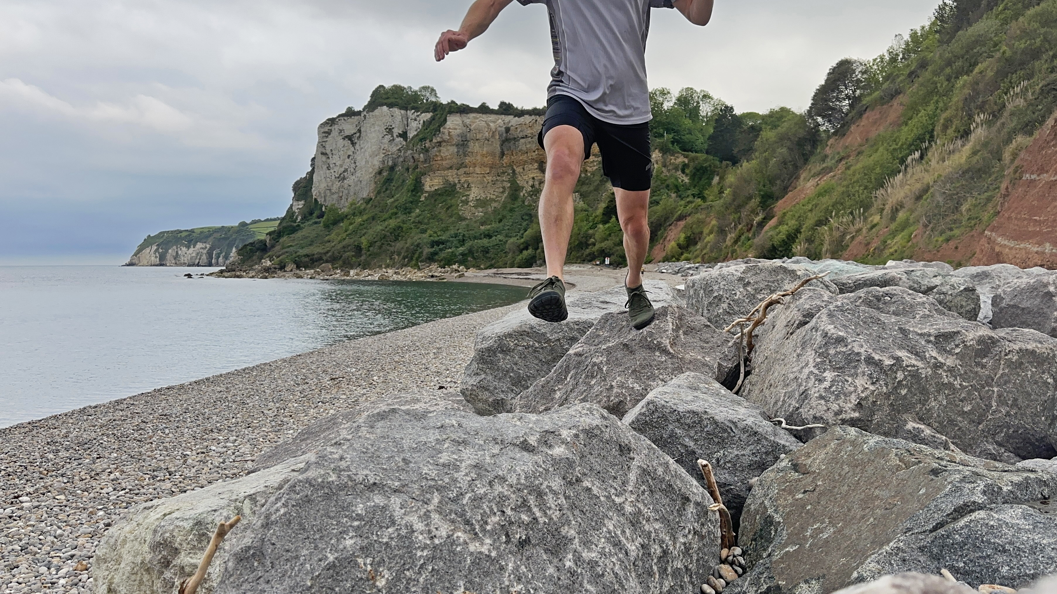 Running rock hopping in the Freet Howgills