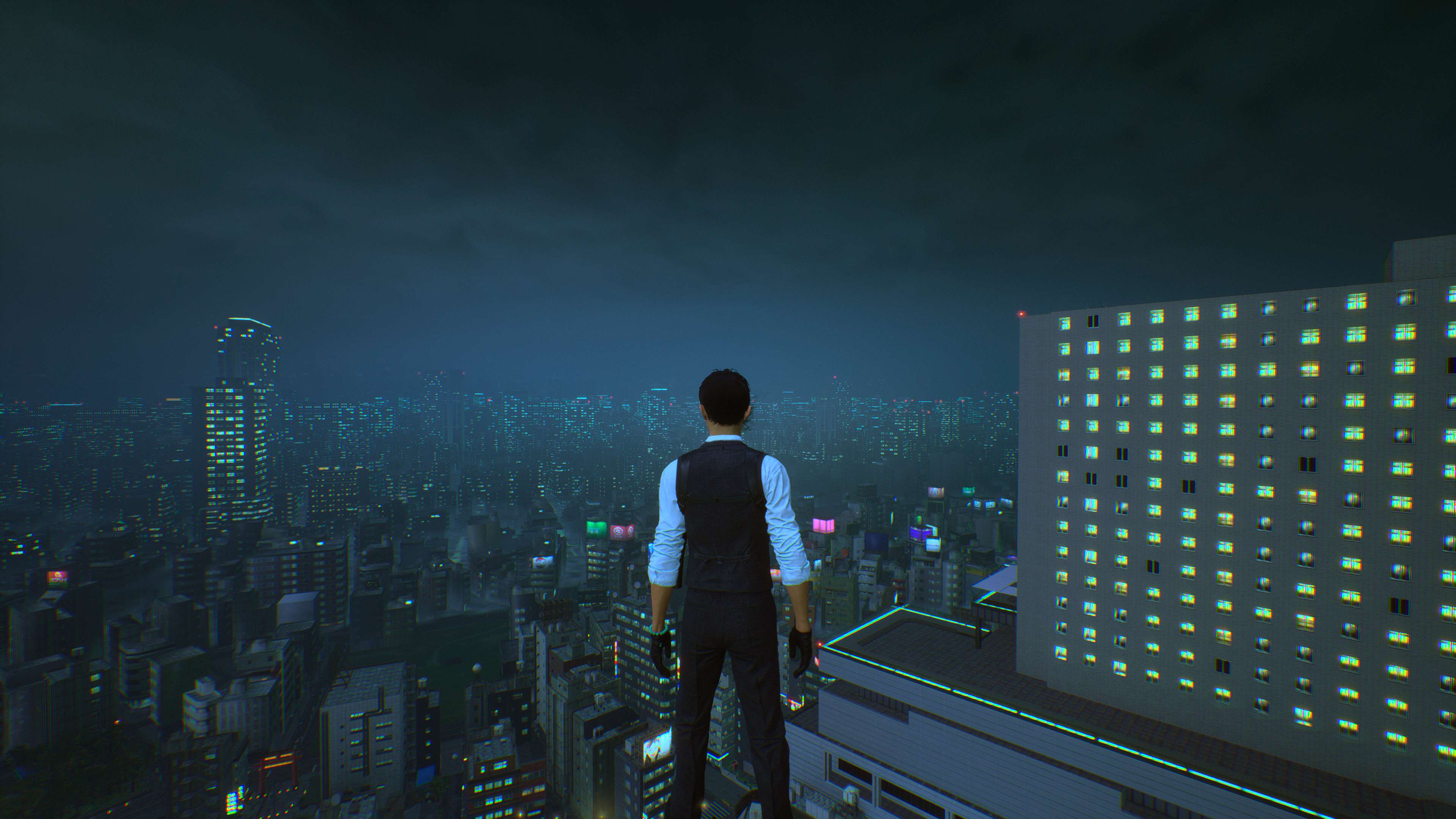 Captura de tela de Ghostwire: Tokyo rodando no Xbox Series X.