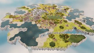 City builder on hex map