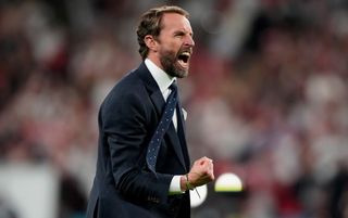 When will the 2022 World Cup squads be announced? Gareth Southgate celebrates during an England match