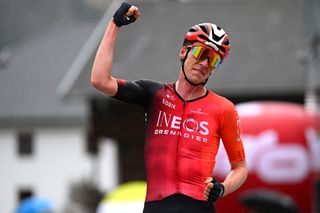 Thymen Arensman at the Tour of the Alps