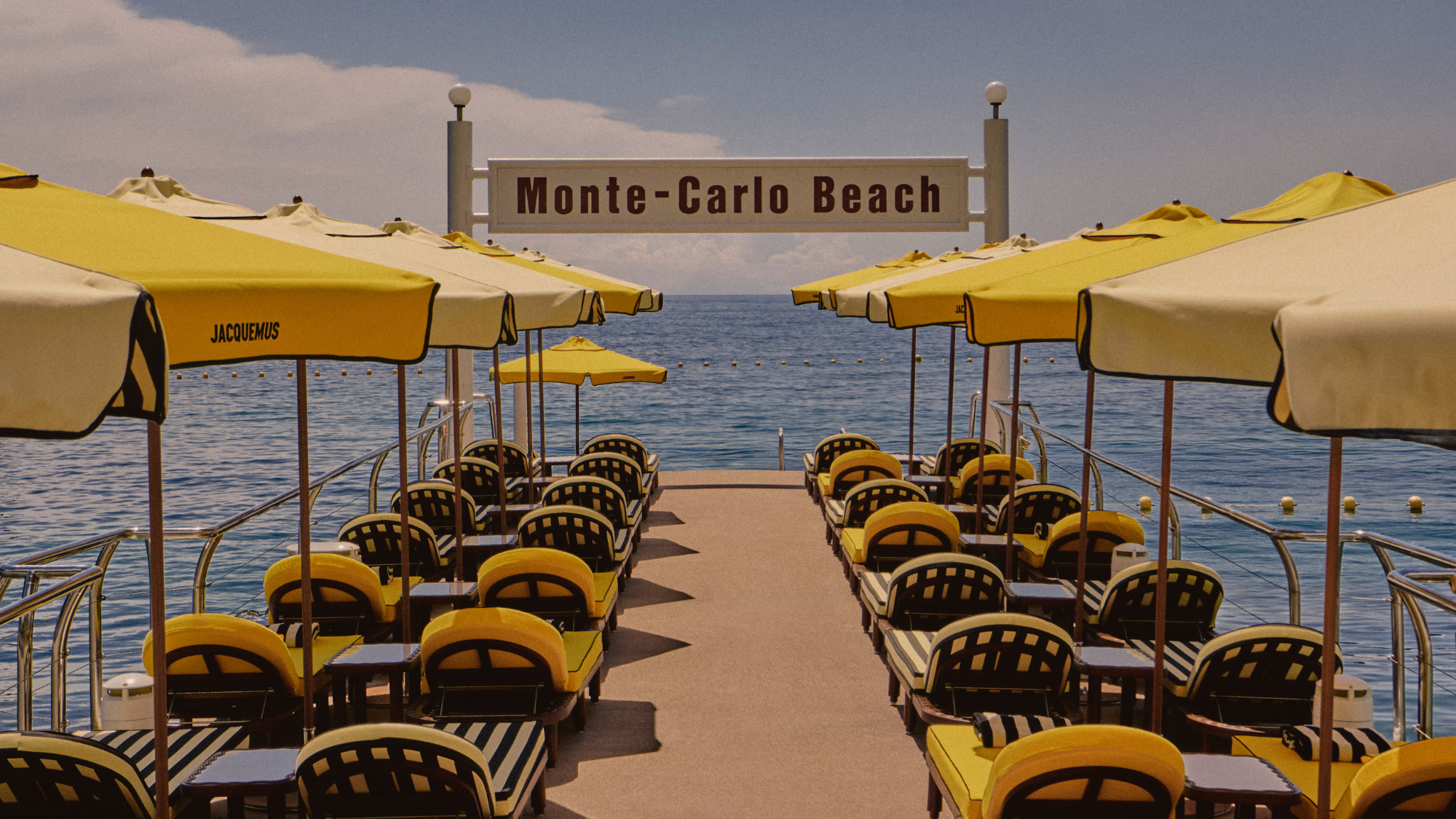 Jacquemus Monte-Carlo Beach Photography by Yoann & Marco