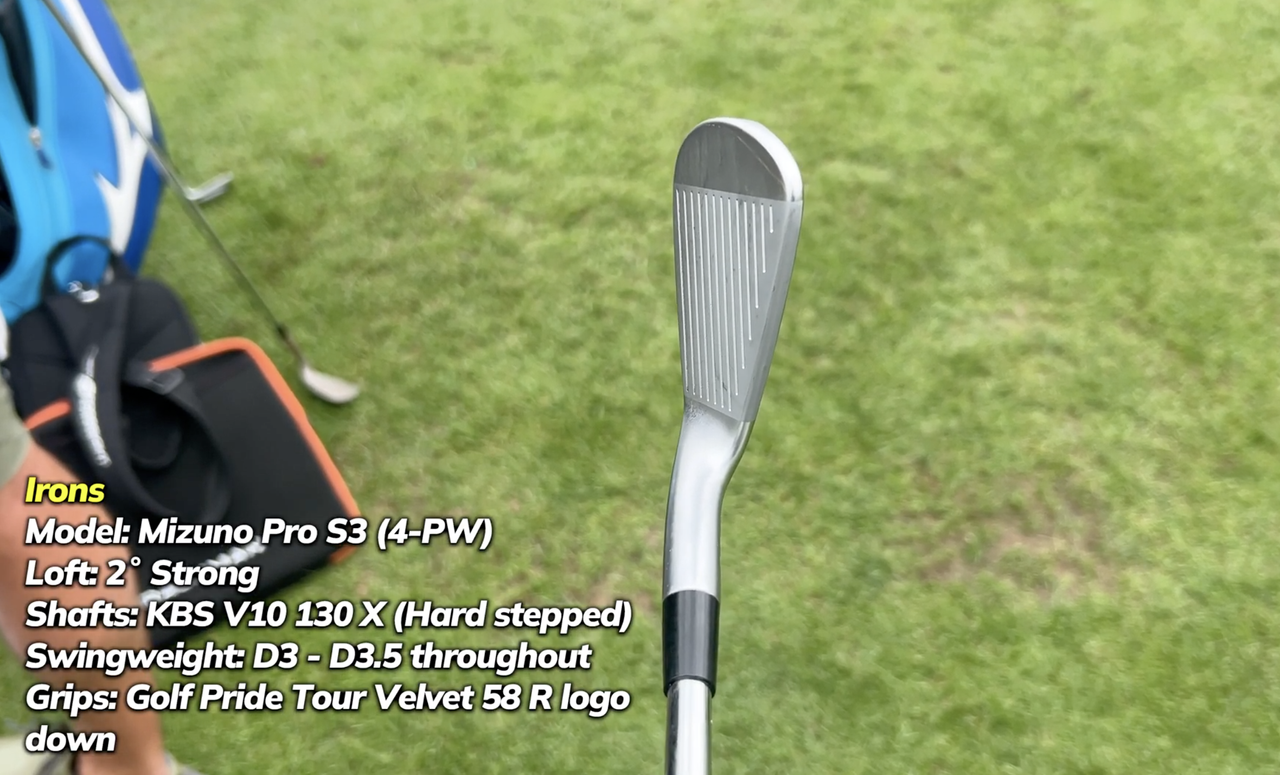 Marco Penge's Mizuno S3 irons