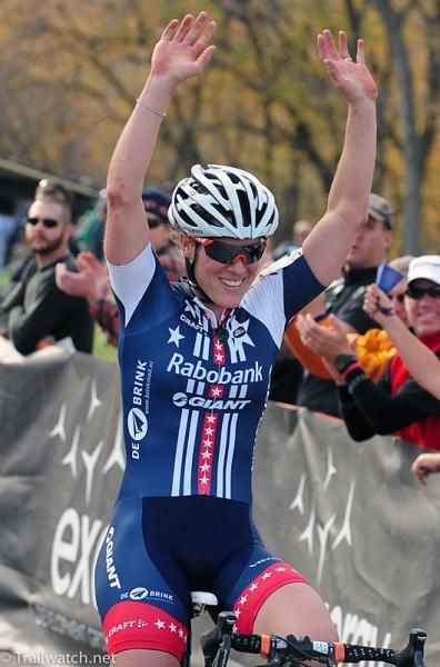 Katie Compton (Rabobank-Giant) extended her streak of wins in the USA