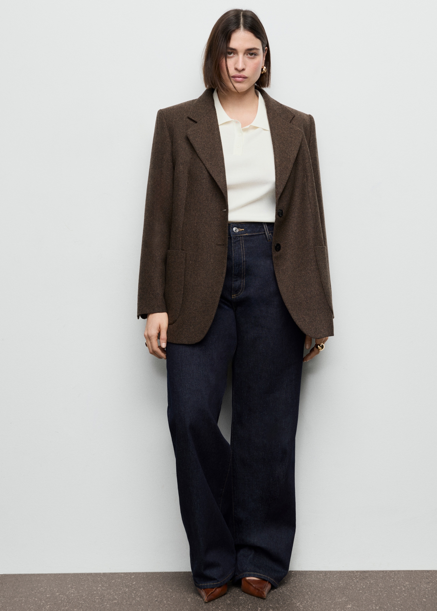 Danila High-Waisted Wide Leg Jeans - Women | Mango United Kingdom