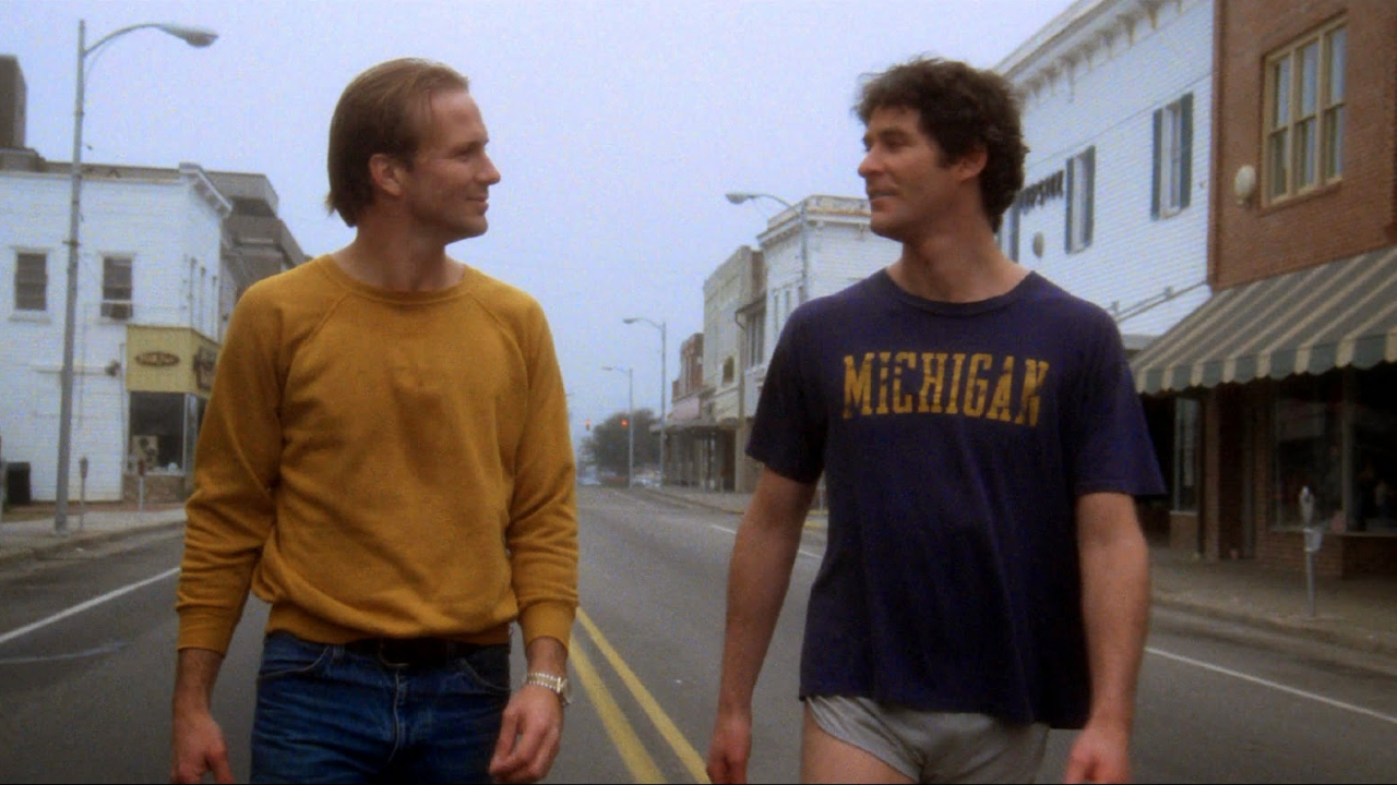 William Hurt and Kevin Kline in The Big Chill